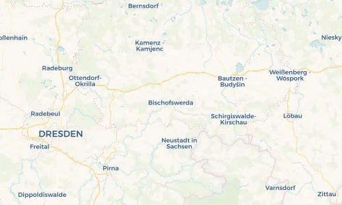 Regenradar Vorschaubild - Aktuelle Niederschläge in Bischofswerda und Umgebung