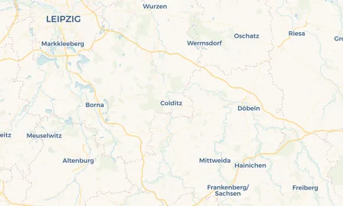 Regenradar Vorschaubild - Aktuelle Niederschläge in Colditz und Umgebung