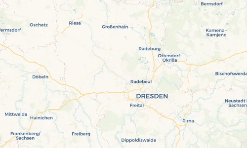 Regenradar Vorschaubild - Aktuelle Niederschläge in Coswig und Umgebung