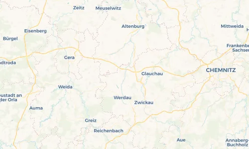 Regenradar Vorschaubild - Aktuelle Niederschläge in Crimmitschau und Umgebung