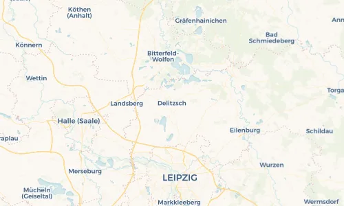 Regenradar Vorschaubild - Aktuelle Niederschläge in Delitzsch und Umgebung