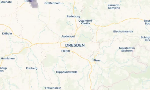 Regenradar Vorschaubild - Aktuelle Niederschläge in Dresden und Umgebung