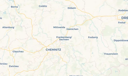 Regenradar Vorschaubild - Aktuelle Niederschläge in Frankenberg/Sachsen und Umgebung