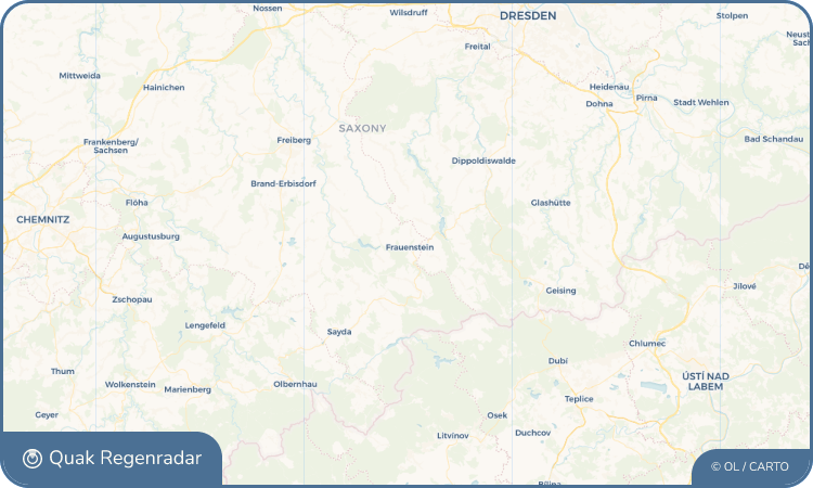 Quak Regenradar-Widget Frauenstein
