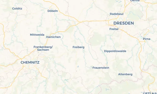 Regenradar Vorschaubild - Aktuelle Niederschläge in Freiberg und Umgebung