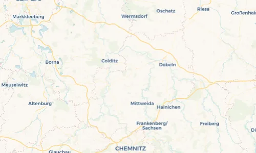 Regenradar Vorschaubild - Aktuelle Niederschläge in Geringswalde und Umgebung