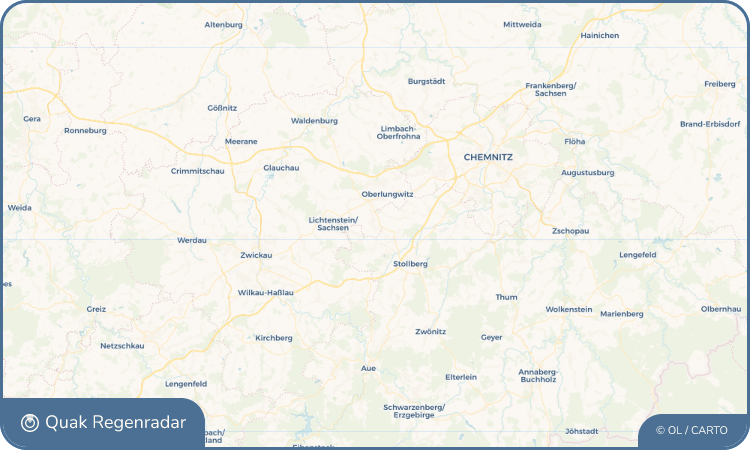 Quak Regenradar-Widget Gersdorf