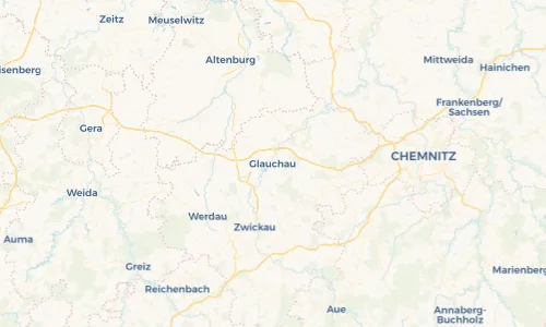 Regenradar Vorschaubild - Aktuelle Niederschläge in Glauchau und Umgebung
