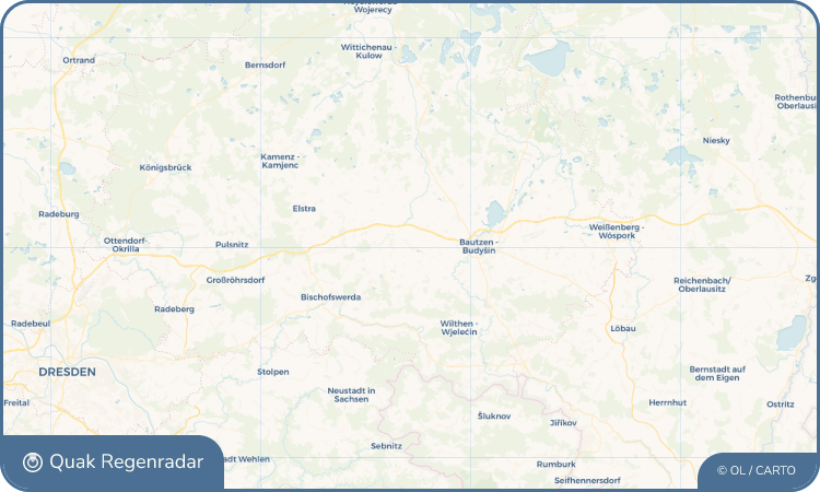 Regenradar-Widget für Göda - Hodźij