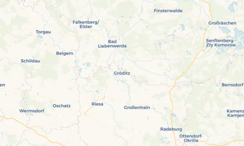Regenradar Vorschaubild - Aktuelle Niederschläge in Gröditz und Umgebung