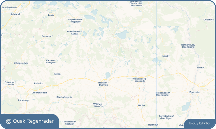 Quak Regenradar-Widget Großdubrau - Wulka Dubrawa