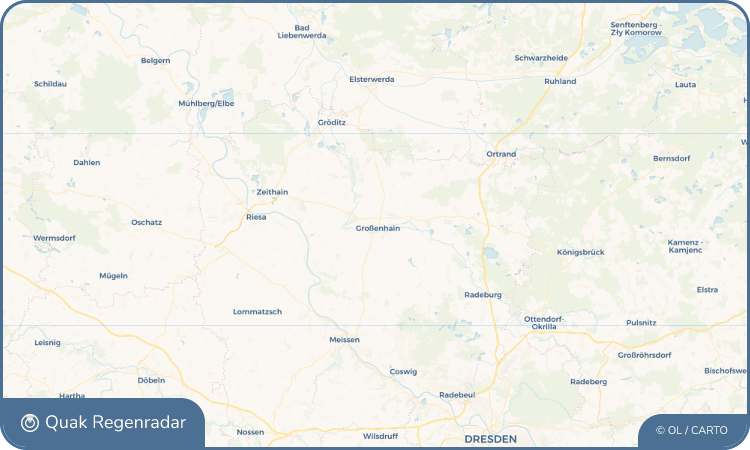 Regenradar-Widget für Großenhain