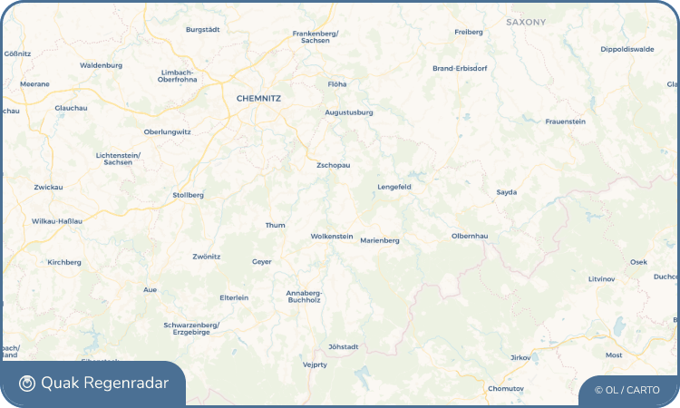 Quak Regenradar-Widget Großolbersdorf