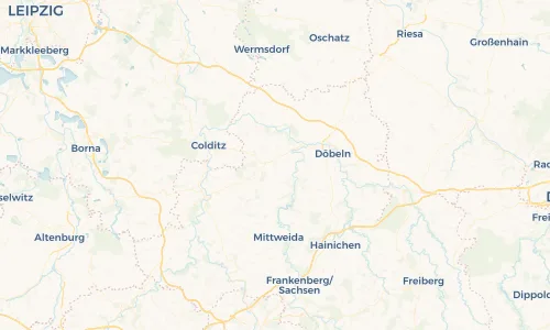 Regenradar Vorschaubild - Aktuelle Niederschläge in Hartha und Umgebung