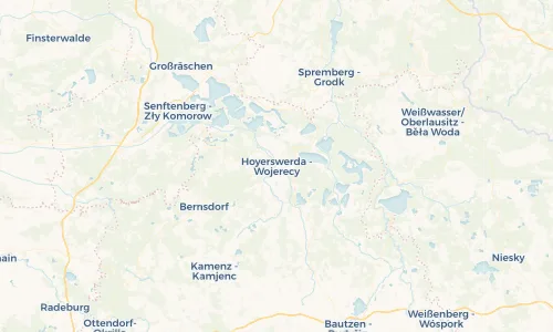 Regenradar Vorschaubild - Aktuelle Niederschläge in Hoyerswerda - Wojerecy und Umgebung