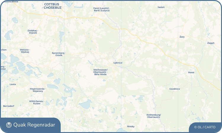 Quak Regenradar-Widget Krauschwitz - Krušwica