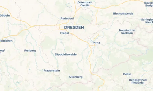 Regenradar Vorschaubild - Aktuelle Niederschläge in Kreischa und Umgebung