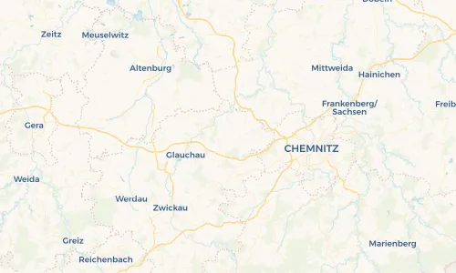 Regenradar Vorschaubild - Aktuelle Niederschläge in Langenchursdorf und Umgebung