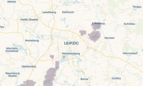 Regenradar Vorschaubild - Aktuelle Niederschläge in Leipzig und Umgebung