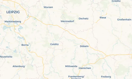 Regenradar Vorschaubild - Aktuelle Niederschläge in Leisnig und Umgebung