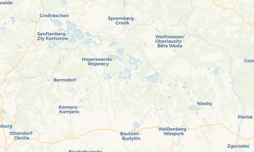 Regenradar Vorschaubild - Aktuelle Niederschläge in Lohsa - Łaz und Umgebung