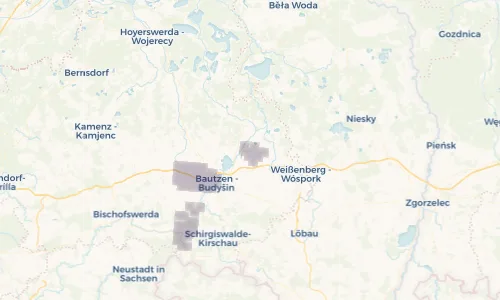 Regenradar Vorschaubild - Aktuelle Niederschläge in Malschwitz - Malešecy und Umgebung