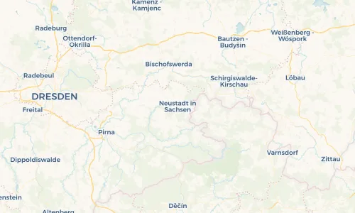 Regenradar Vorschaubild - Aktuelle Niederschläge in Neustadt in Sachsen und Umgebung