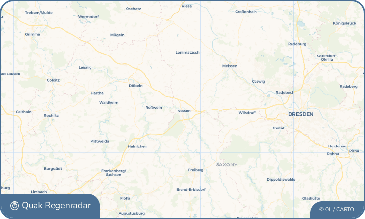 Regenradar-Widget für Nossen