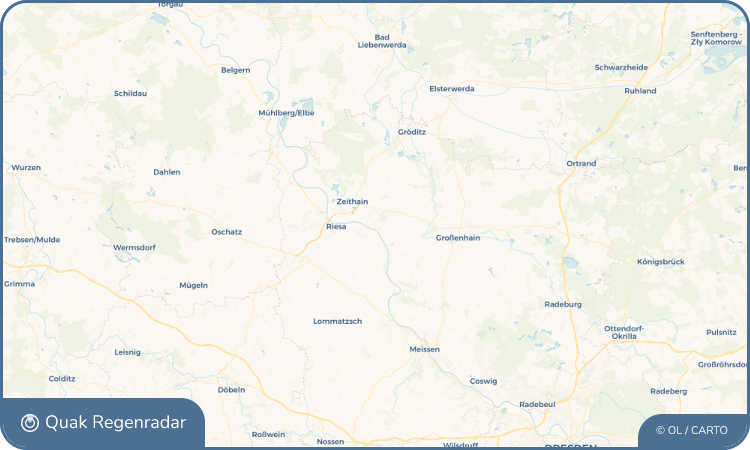 Quak Regenradar-Widget Nünchritz