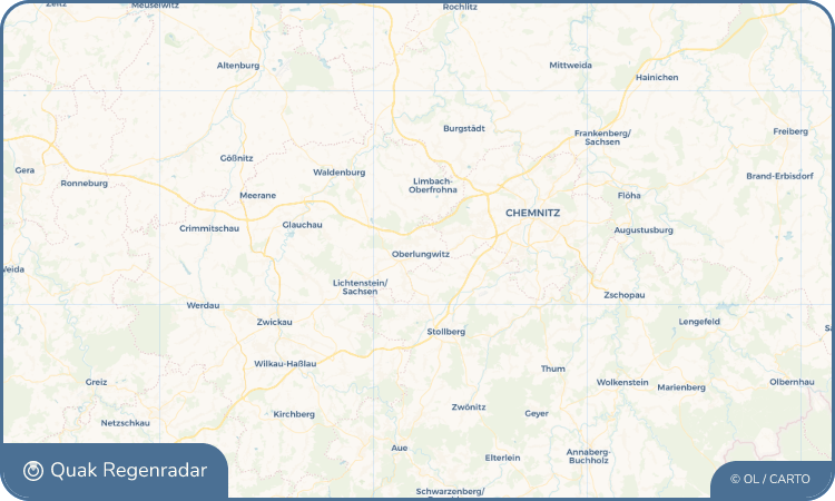 Quak Regenradar-Widget Oberlungwitz