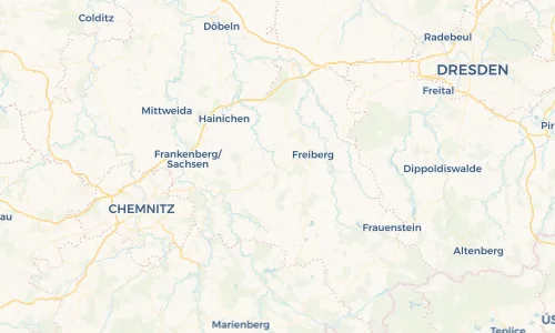 Regenradar Vorschaubild - Aktuelle Niederschläge in Oberschöna und Umgebung