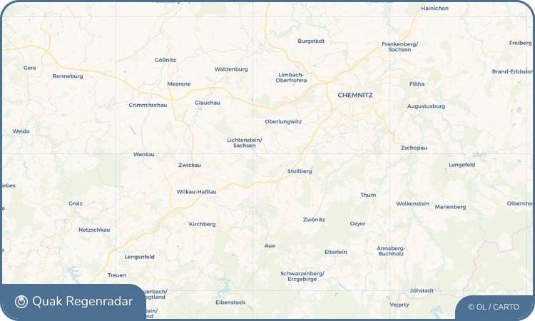 Regenradar-Widget für Oelsnitz