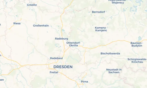 Regenradar Vorschaubild - Aktuelle Niederschläge in Ottendorf-Okrilla und Umgebung