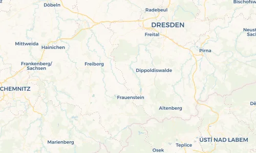 Regenradar Vorschaubild - Aktuelle Niederschläge in Pretzschendorf und Umgebung