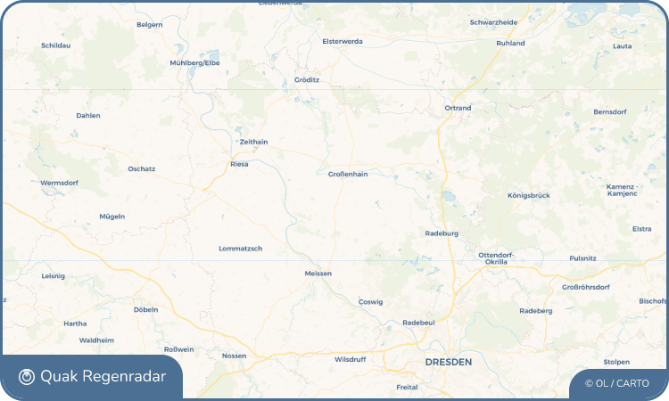 Quak Regenradar-Widget Priestewitz