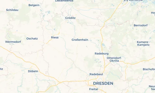 Regenradar Vorschaubild - Aktuelle Niederschläge in Priestewitz und Umgebung