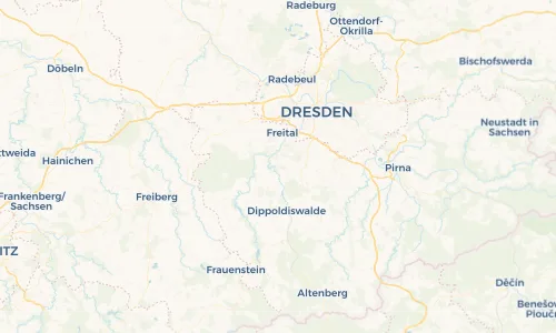 Regenradar Vorschaubild - Aktuelle Niederschläge in Rabenau und Umgebung