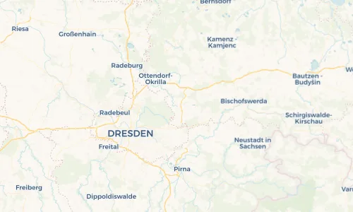 Regenradar Vorschaubild - Aktuelle Niederschläge in Radeberg und Umgebung