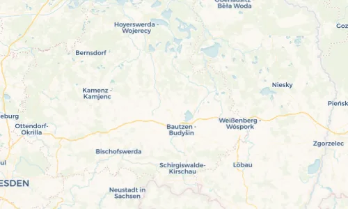 Regenradar Vorschaubild - Aktuelle Niederschläge in Radibor - Radwor und Umgebung