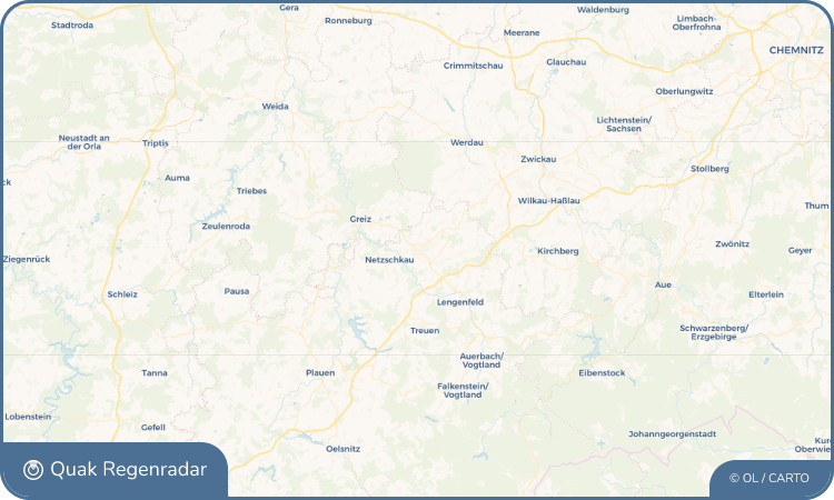 Regenradar-Widget für Reichenbach