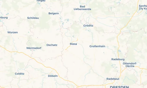 Regenradar Vorschaubild - Aktuelle Niederschläge in Riesa und Umgebung