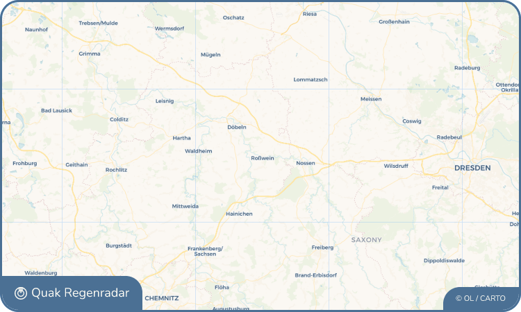 Regenradar-Widget für Roßwein