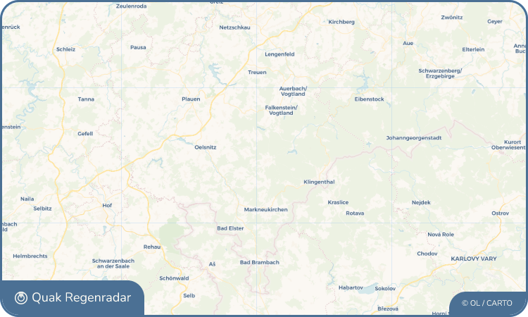 Regenradar-Widget für Schöneck