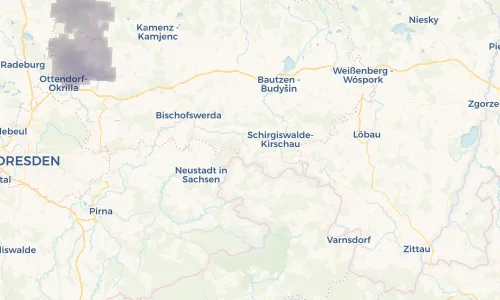 Regenradar Vorschaubild - Aktuelle Niederschläge in Steinigtwolmsdorf und Umgebung