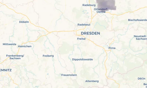 Regenradar Vorschaubild - Aktuelle Niederschläge in Tharandt und Umgebung