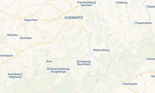Regenradar Vorschaubild - Aktuelle Niederschläge in Thum und Umgebung