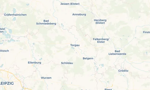 Regenradar Vorschaubild - Aktuelle Niederschläge in Torgau und Umgebung