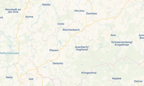 Regenradar Vorschaubild - Aktuelle Niederschläge in Treuen und Umgebung