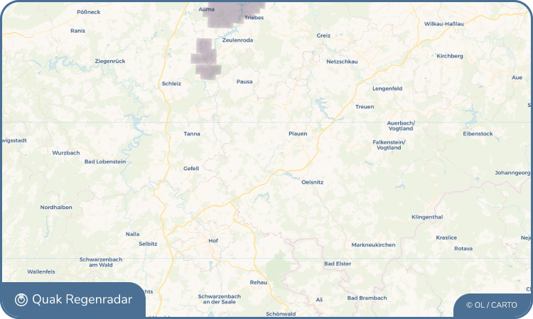 Quak Regenradar-Widget Weischlitz
