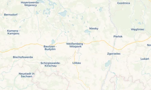 Regenradar Vorschaubild - Aktuelle Niederschläge in Weißenberg - Wóspork und Umgebung
